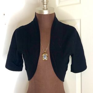 Women's Black Bolero/Shrug S-M (Jewelry NOT Included)